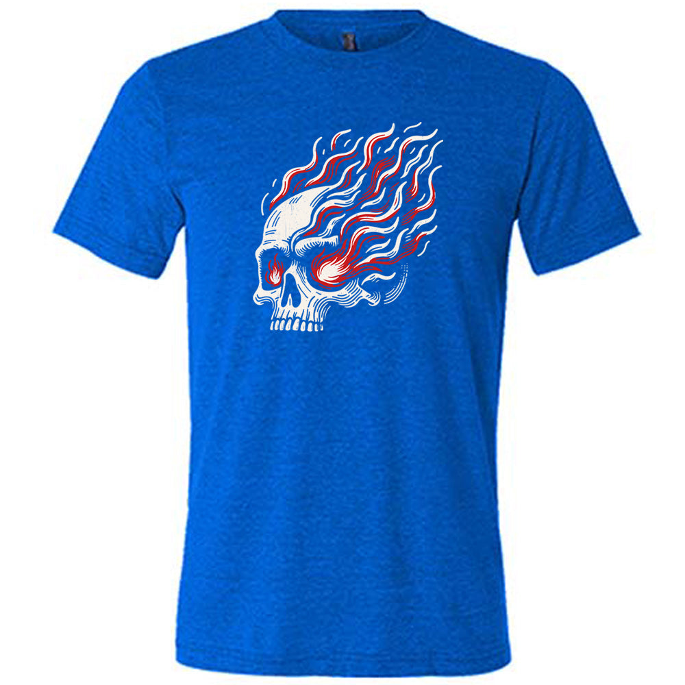 Skull With Burning Eyes Shirt Unisex