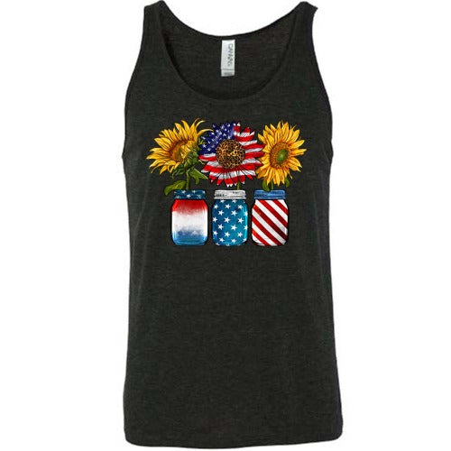 Sunflower Mason Jars Shirt Unisex