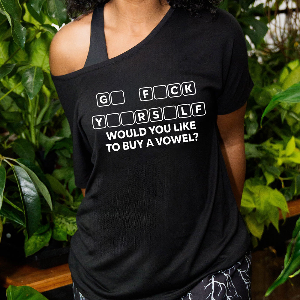 Would You Like to Buy a Vowel? | Slouchy Tee