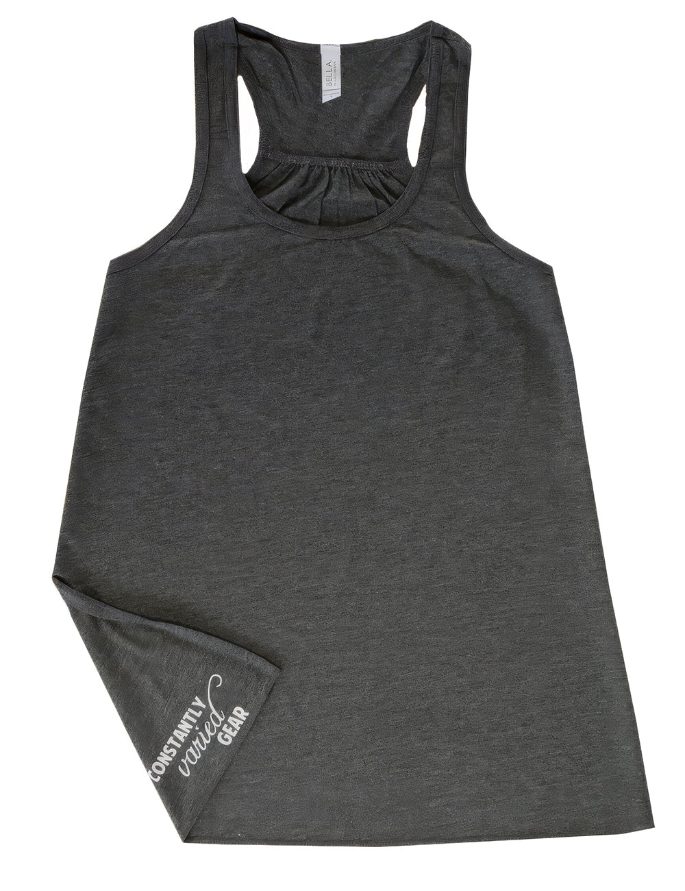 grey basic flowy racerback tank