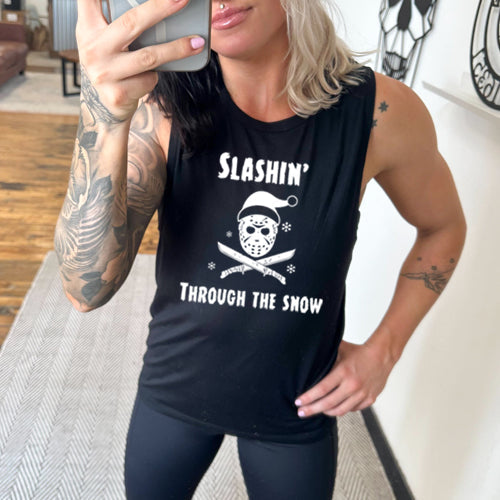 Slashin Through The Snow Muscle Tank
