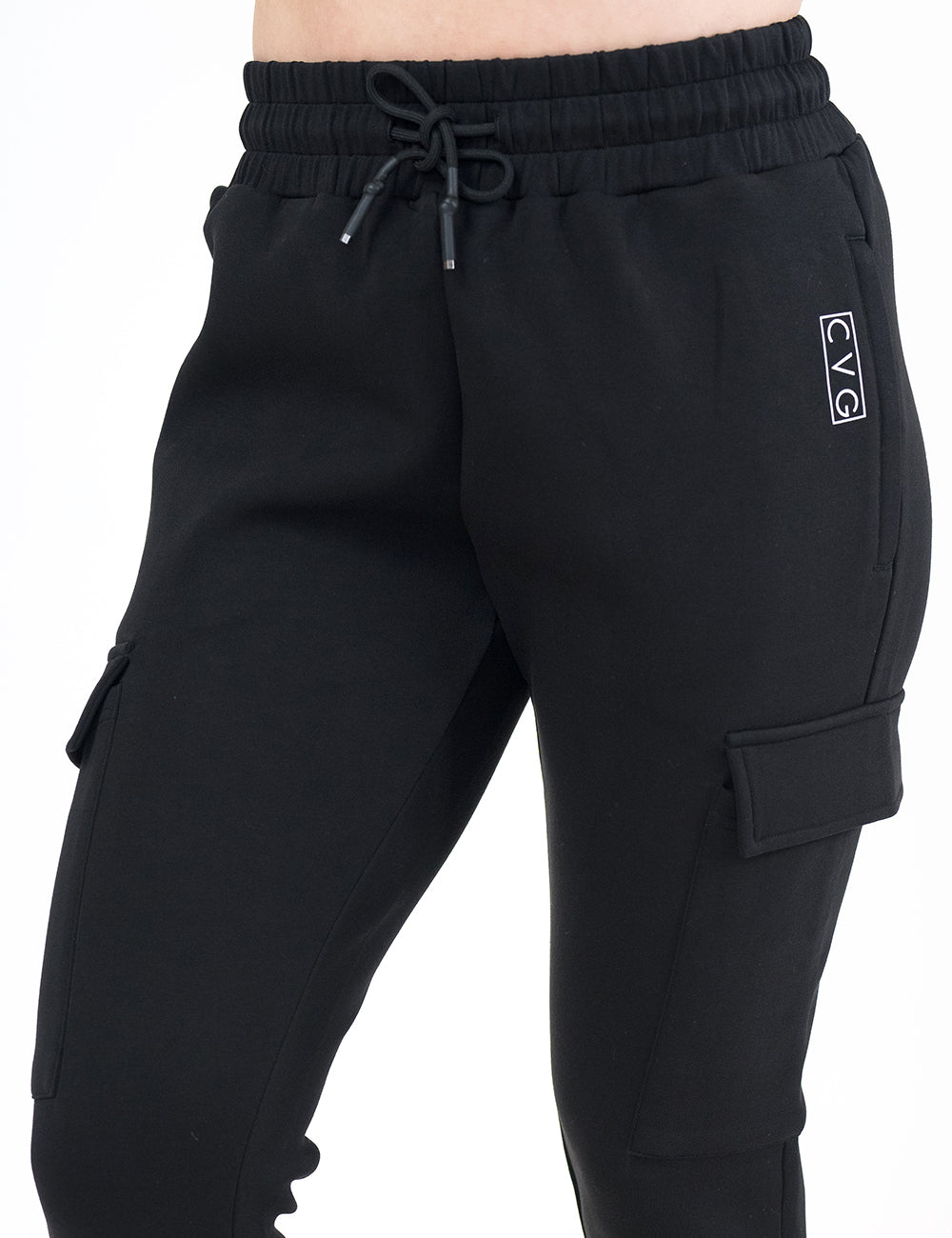 black joggers
