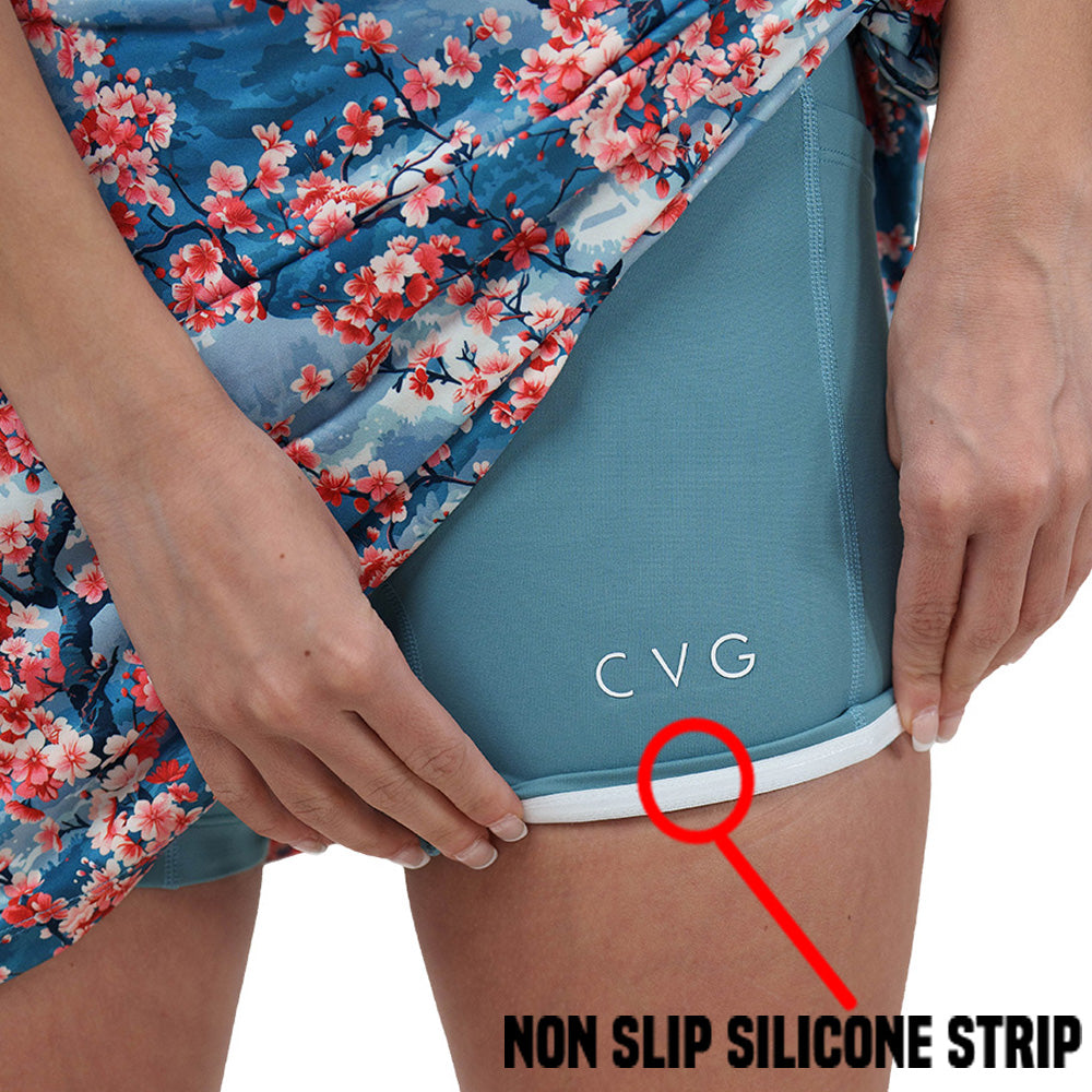 non slip strip on the built in shorts