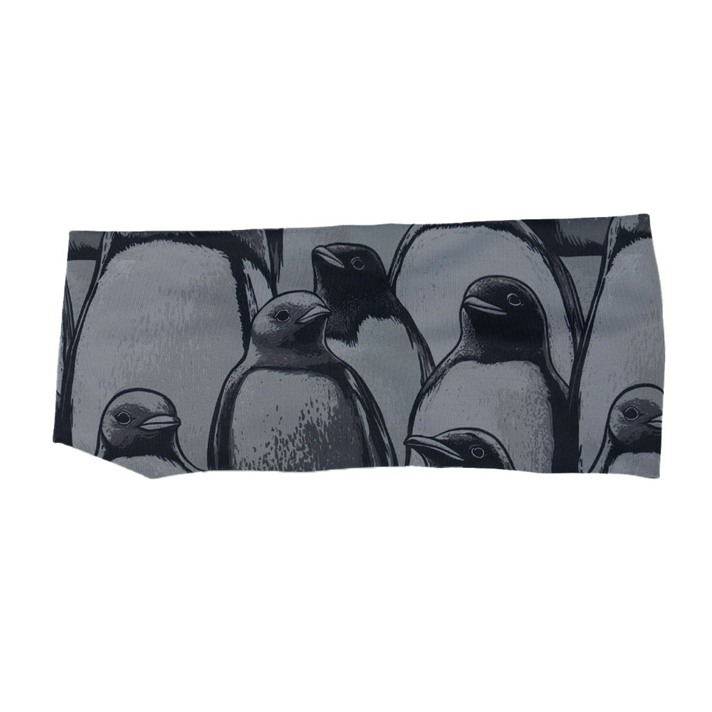 headband with a penguin design