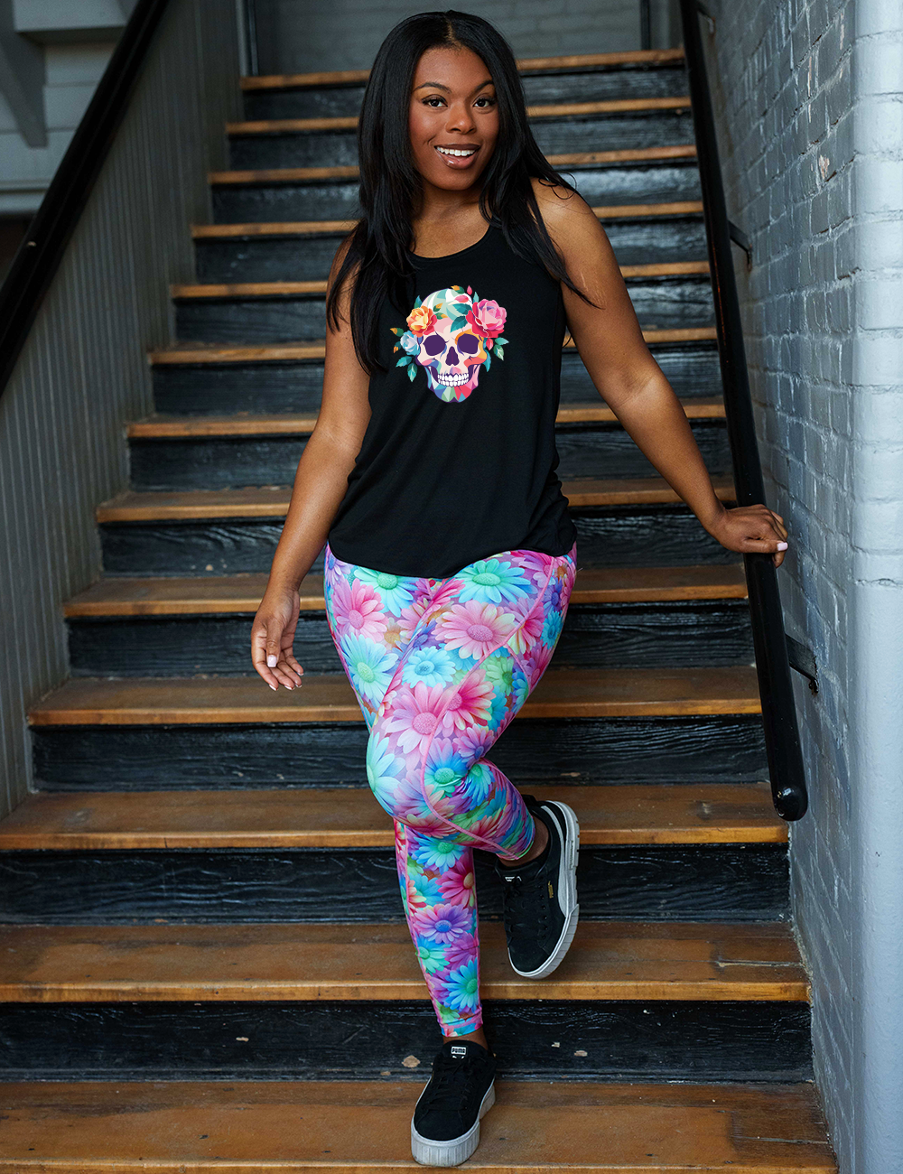 Enchanted Floral | Flower Leggings – Constantly Varied Gear