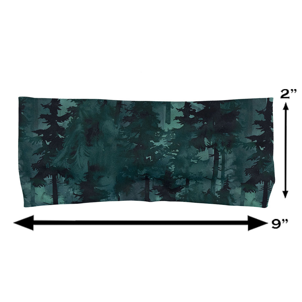 Forest patterned headband