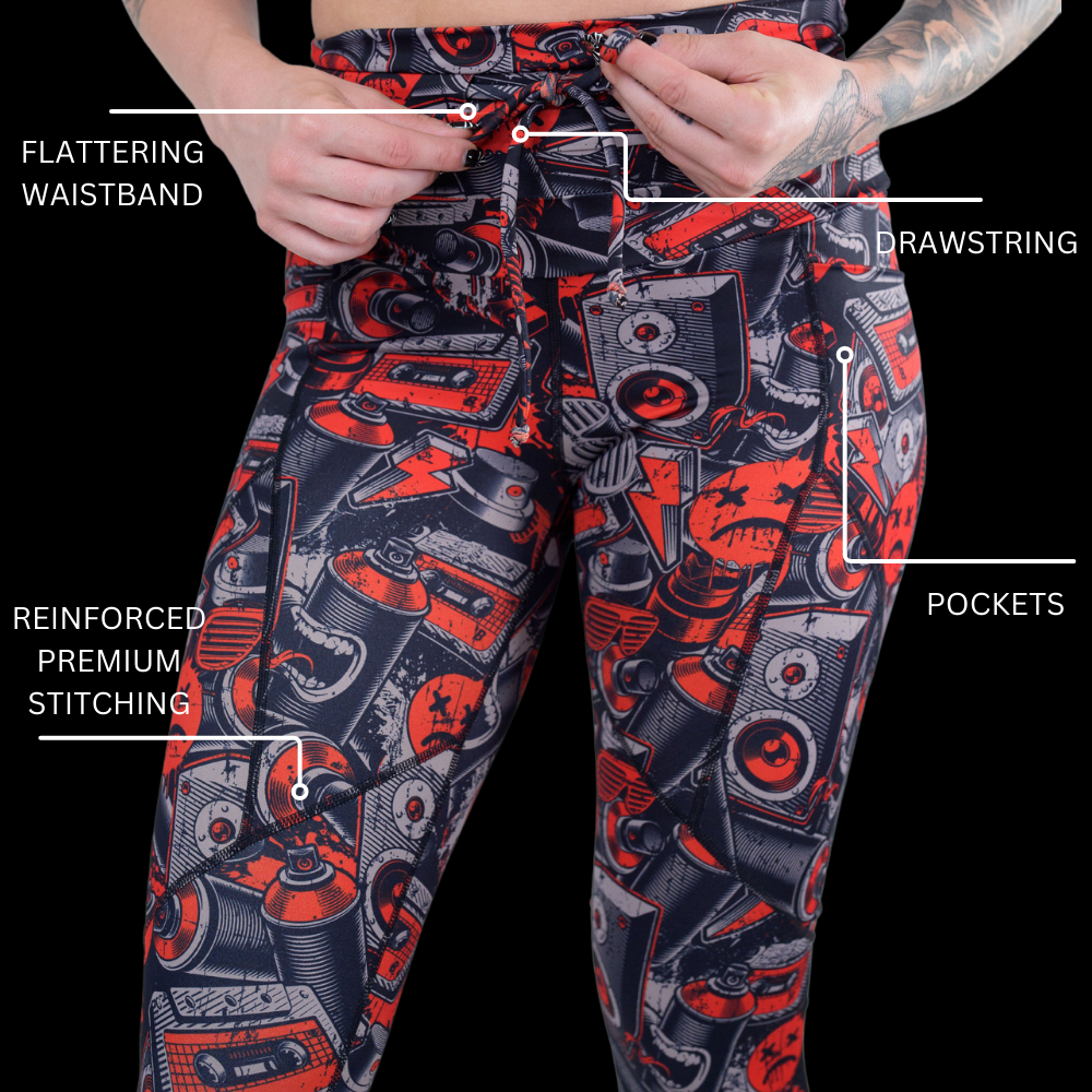 ウエイトトレーニング DEATH L LOGOVINTAGE MESH Graffiti Legacy Leggings – Constantly Varied Gear