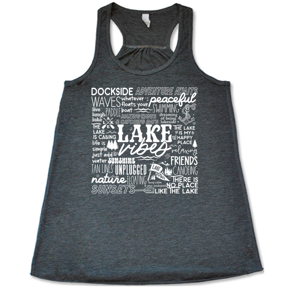 grey Lakeside Tank Top