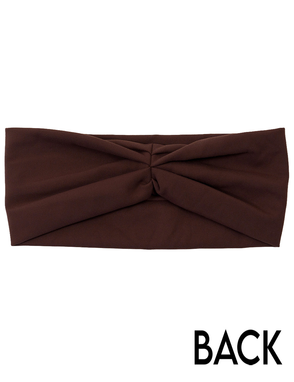 back of the brown headband