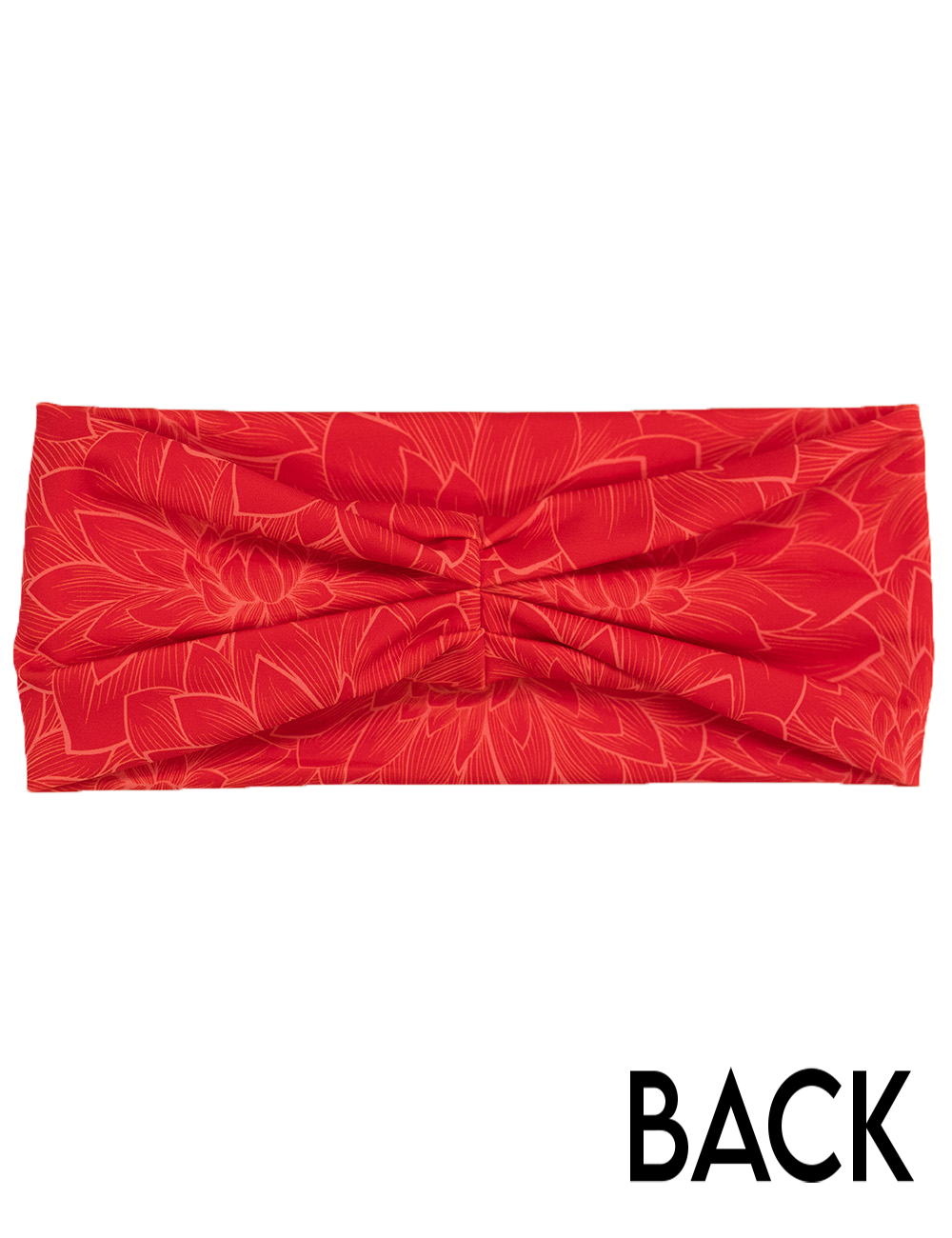 back of the orange lotus headband