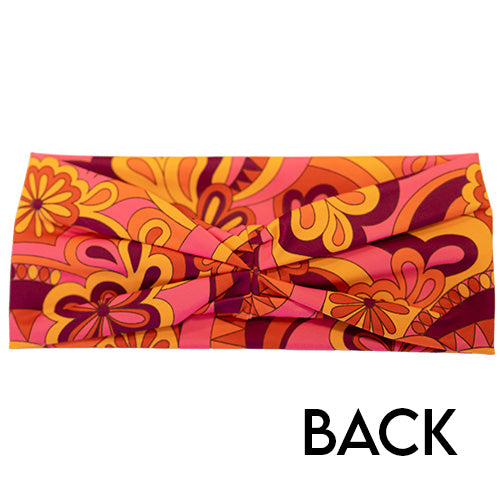 back of 70s inspired headband