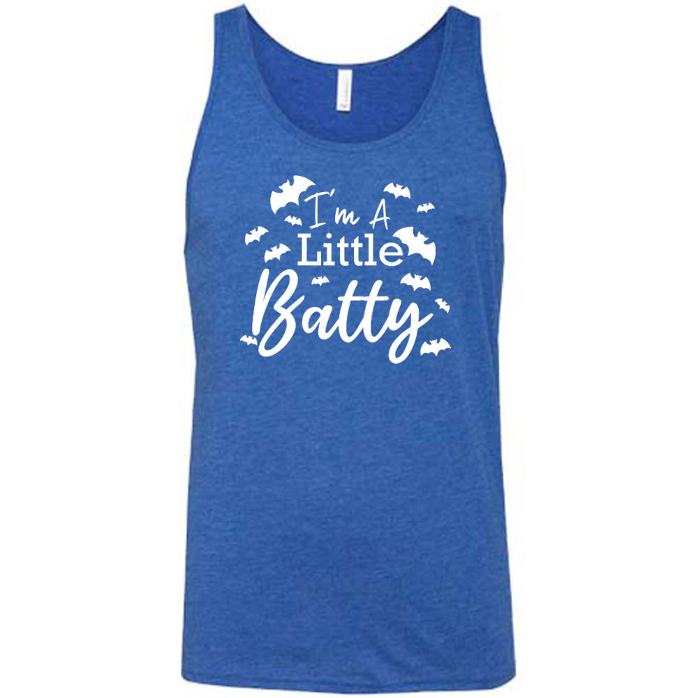 blue "I'm A Little Batty" Shirt