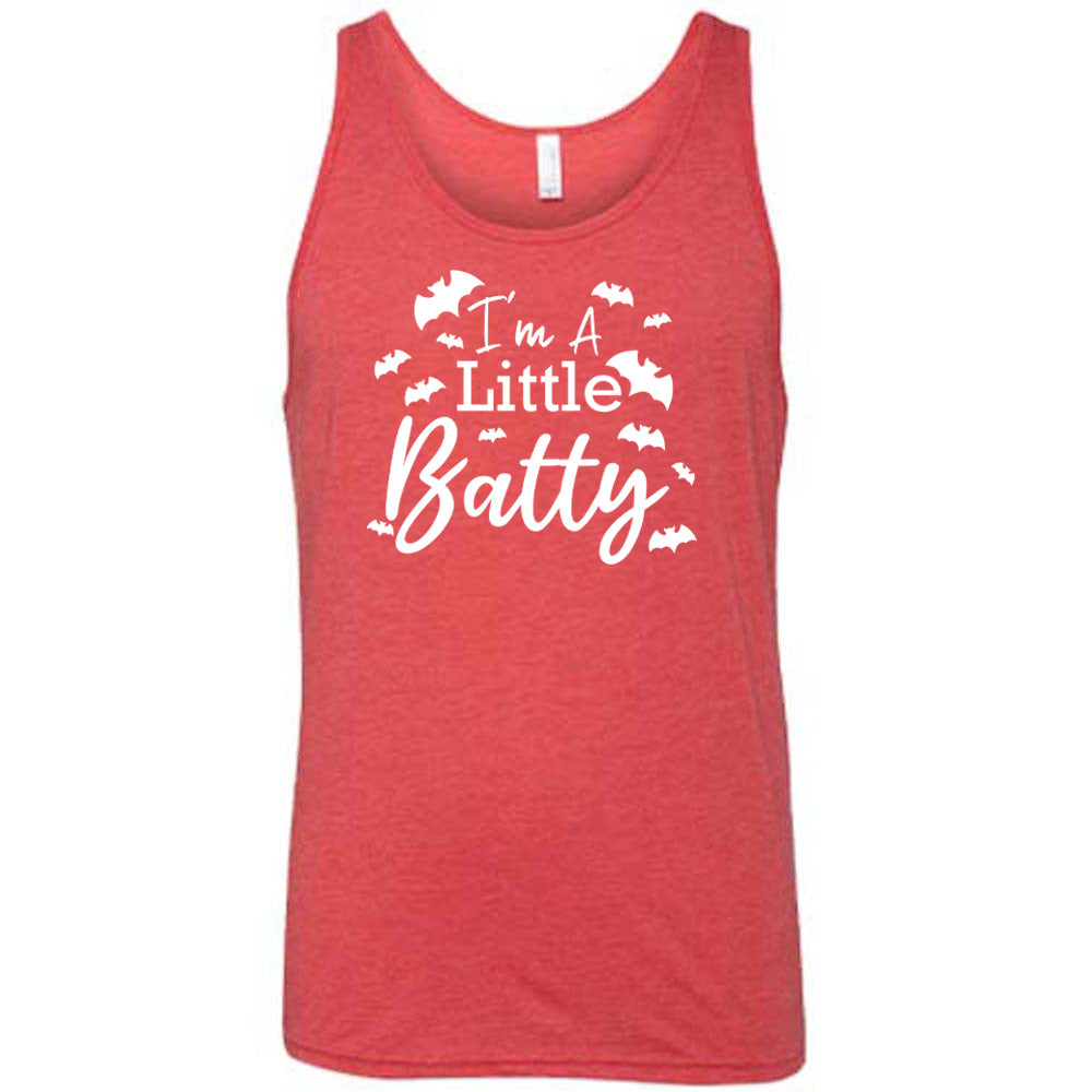 red "I'm A Little Batty" Shirt