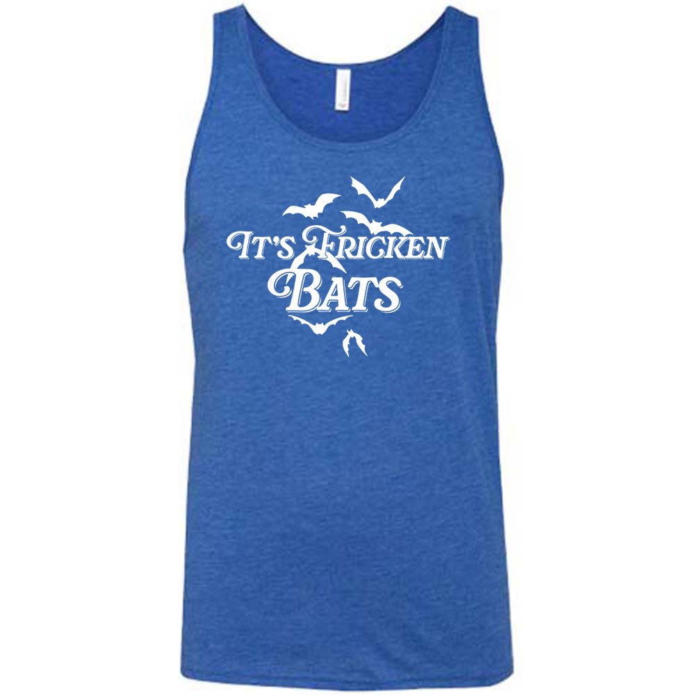 blue "It's Fricken Bats" shirt