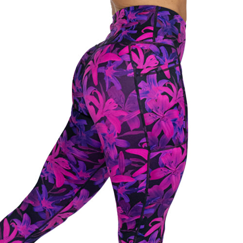 close up of lily leggings