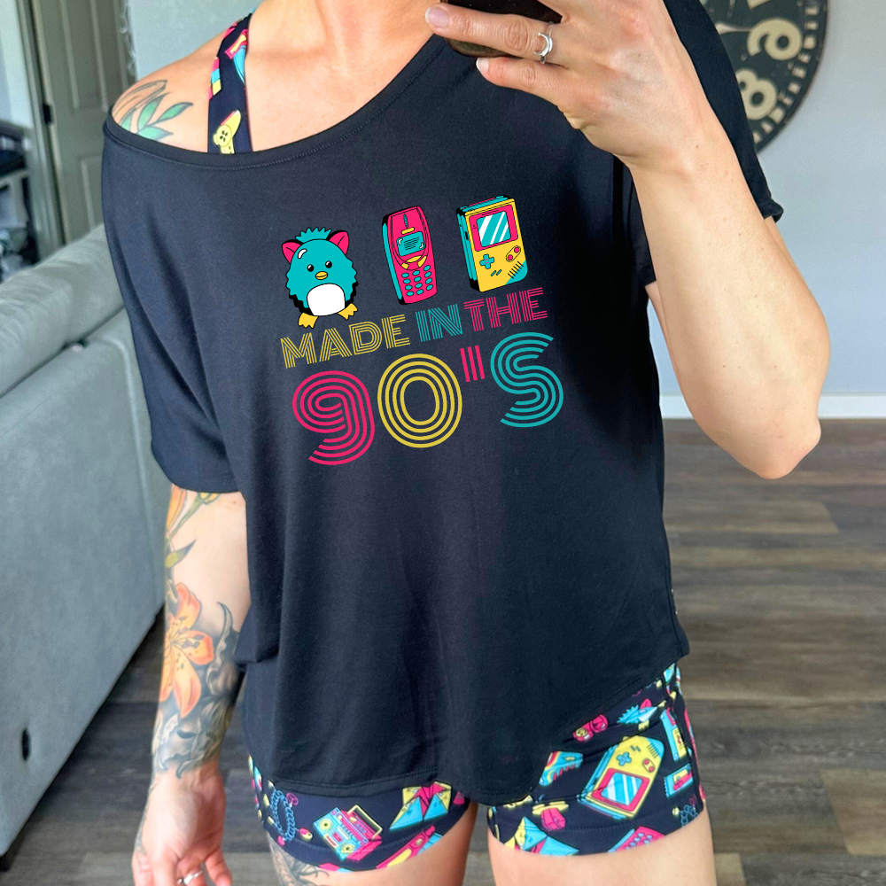 model wearing the Made In The 90's Slouchy Tee