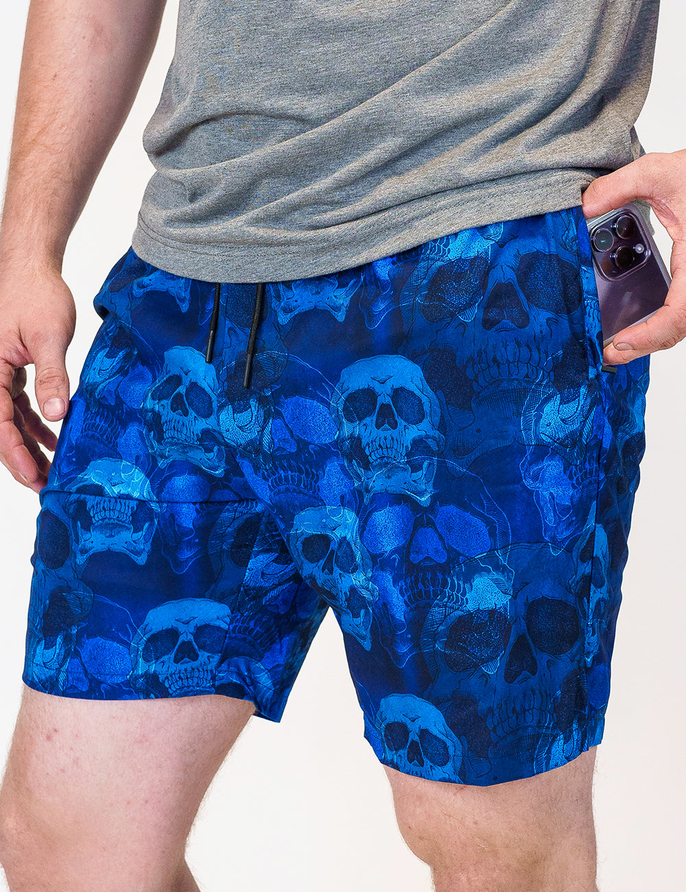 close up of side pocket that can hold a cell phone