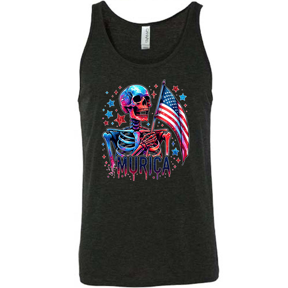 black Murica Skeleton Shirt