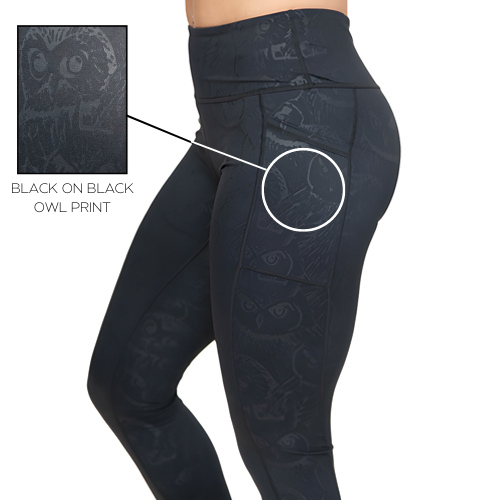 Owl print leggings hot sale