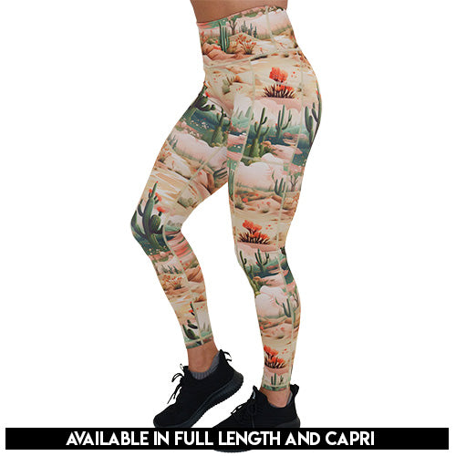 desert patterned leggings available lengths