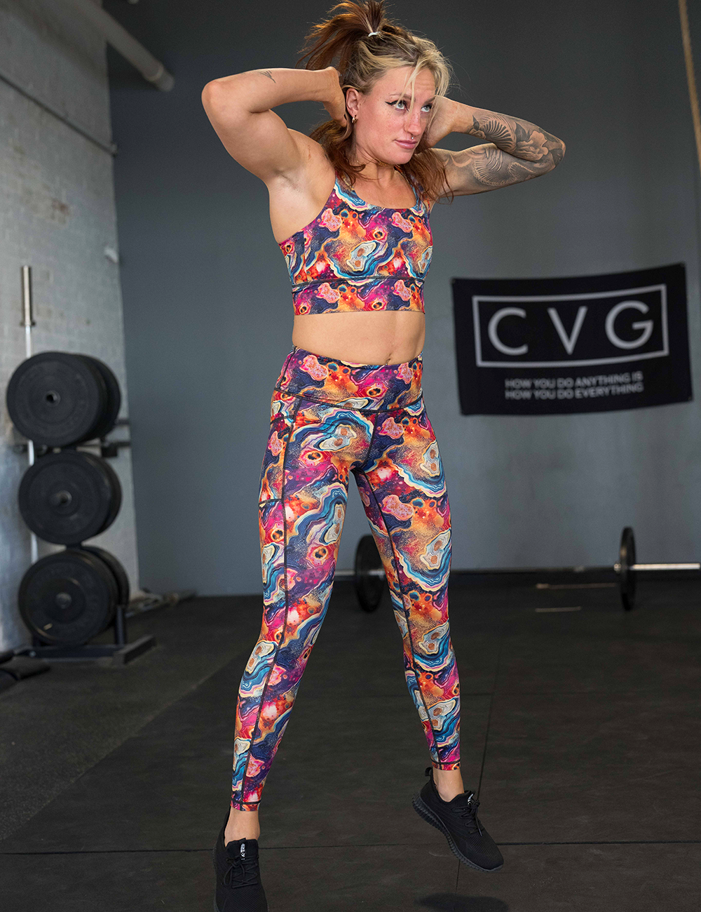 Marble カラフルレギンス L Rock Candy Leggings | Molten Leggings – Constantly Varied Gear