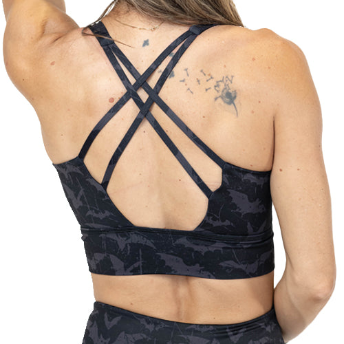 back of shadow bats longline bra