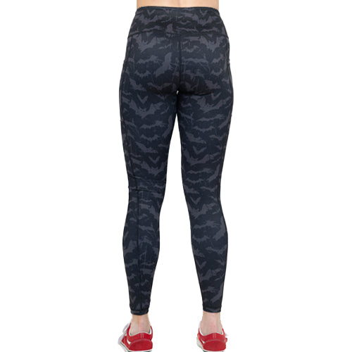 back of bat pattern leggings