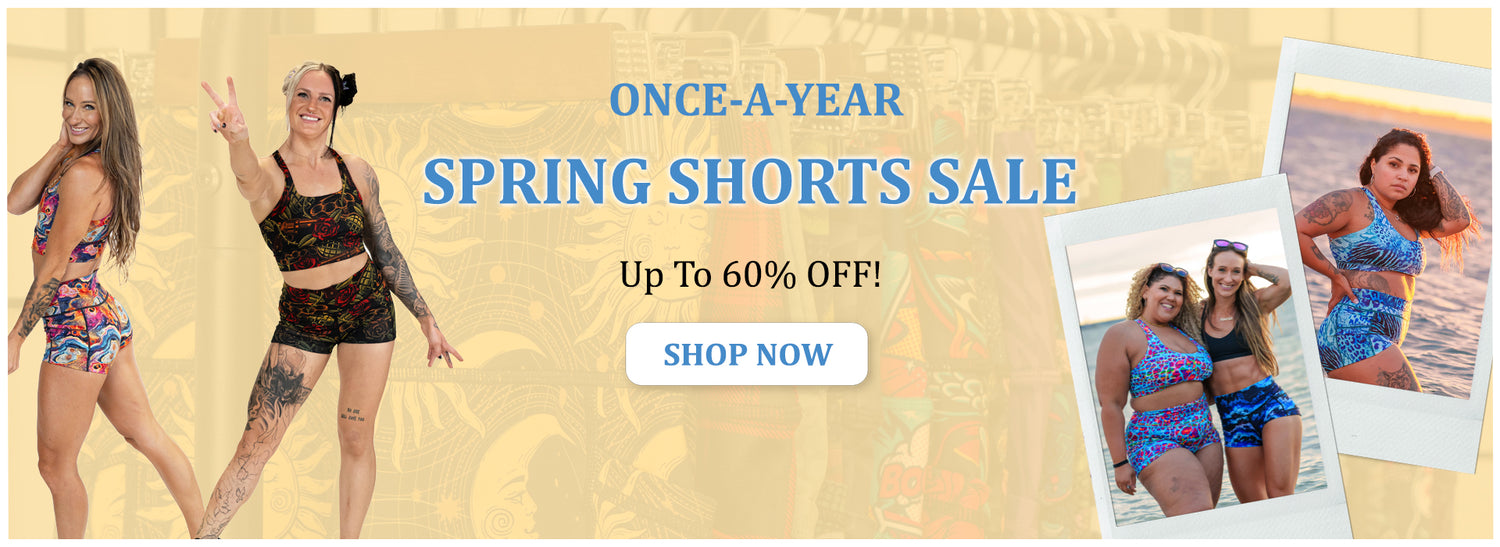 click to shop the spring shorts sale