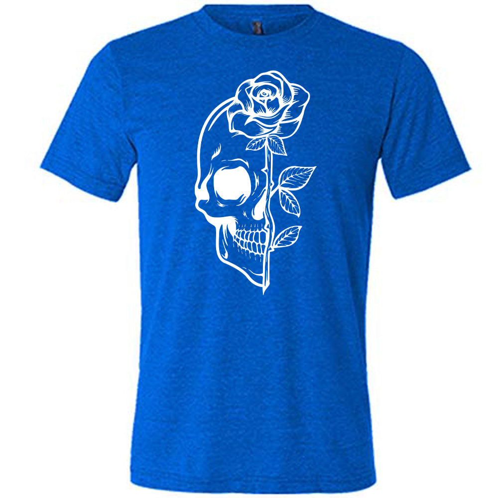 blue Skull Rose Shirt