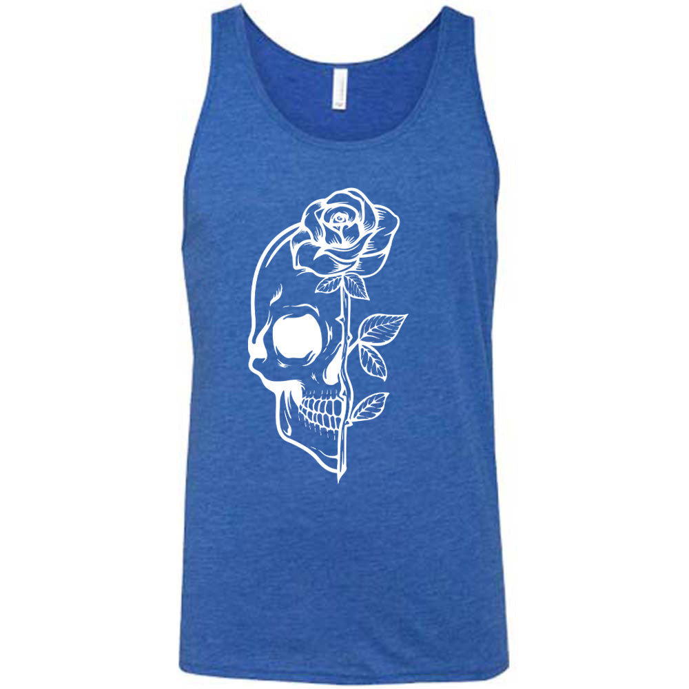 blue Skull Rose Shirt