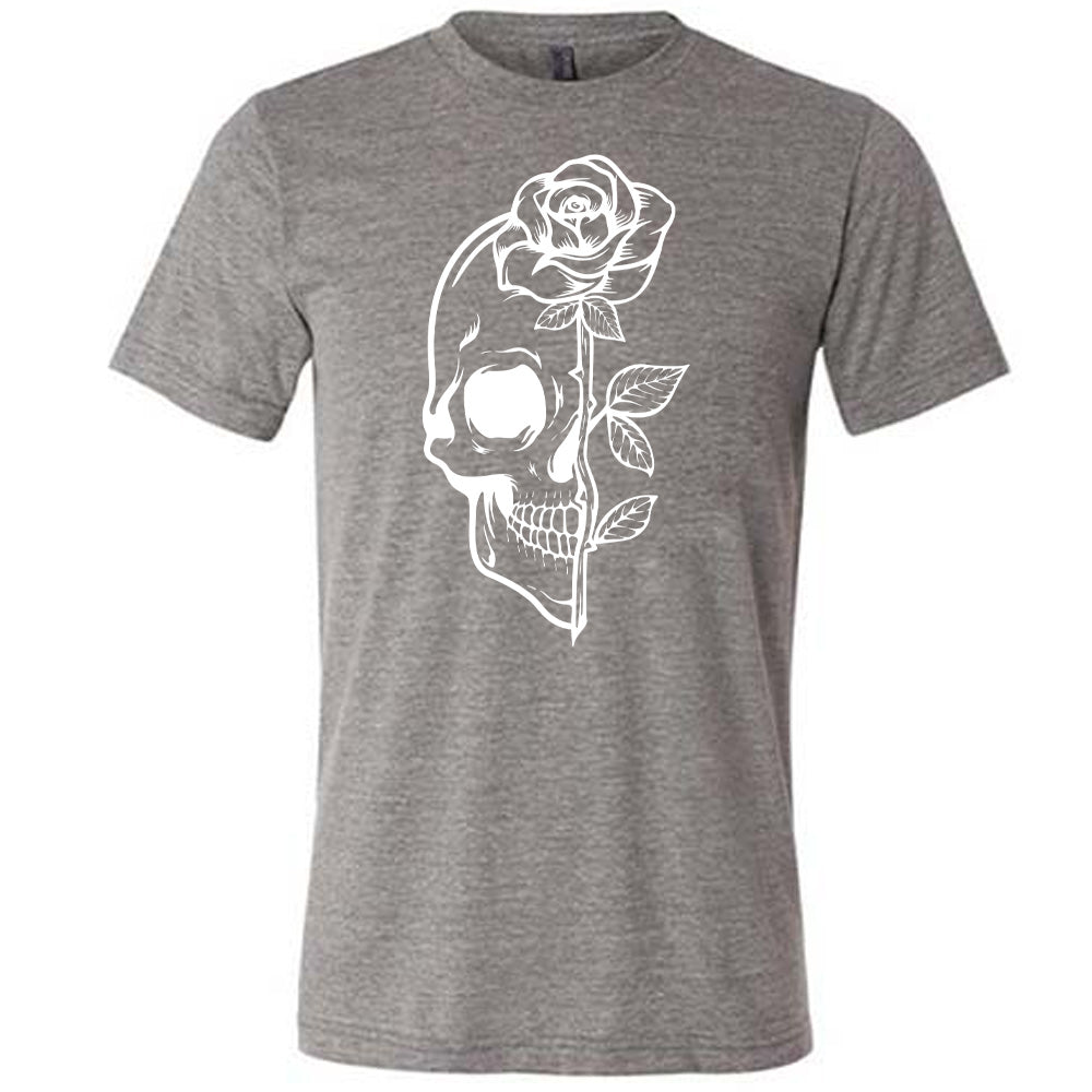 grey Skull Rose Shirt