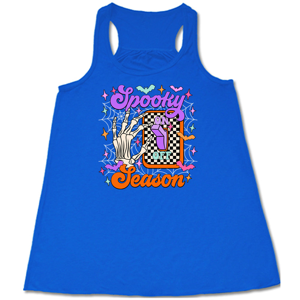 blue Spooky Season Light Switch Shirt
