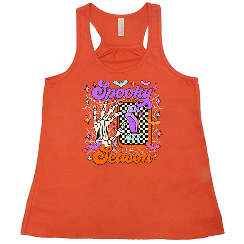 coral Spooky Season Light Switch Shirt