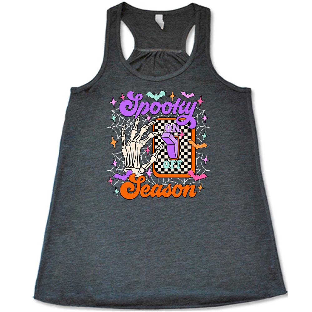 grey Spooky Season Light Switch Shirt