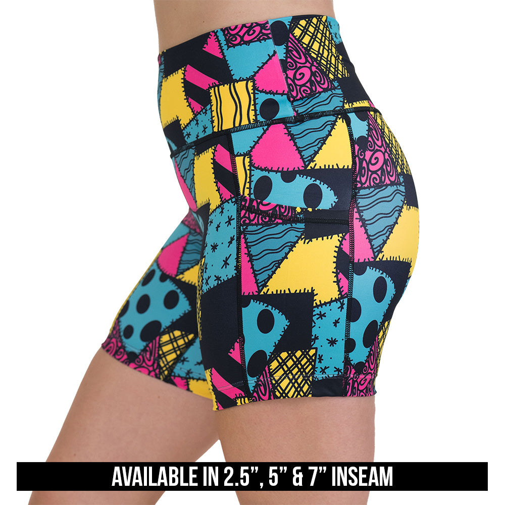 patch print shorts available inseams