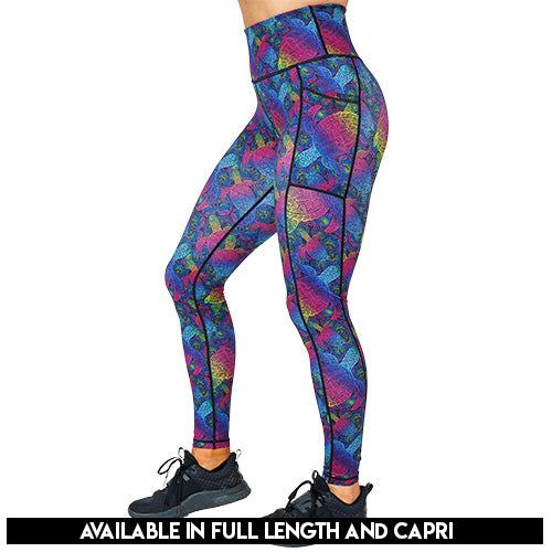 Rainbow Turtle Leggings
