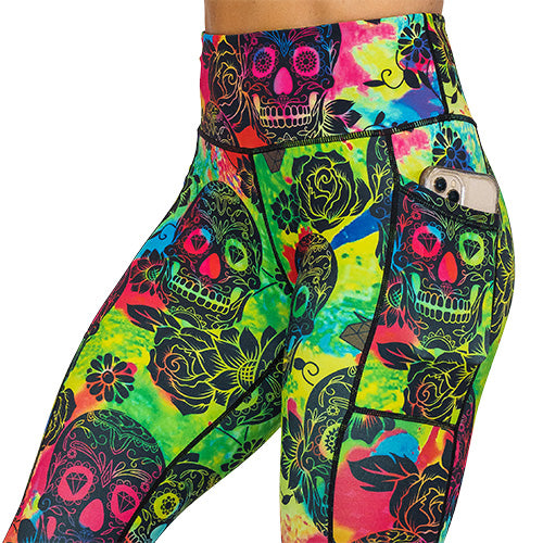 close up of side pocket large enough to hold a cell phone