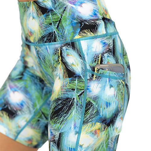 close up of side pocket that can hold a cell phone