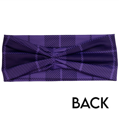 Headband - Plaid | Purple