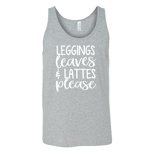 Leggings Leaves & Lattes Please Shirt Unisex