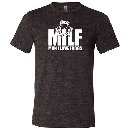unisex Workout Shirt | Fitness Apparel | Milf (Man I Love Frogs) Shirt unisex | Black | XX-Large | Constantly Varied Gear