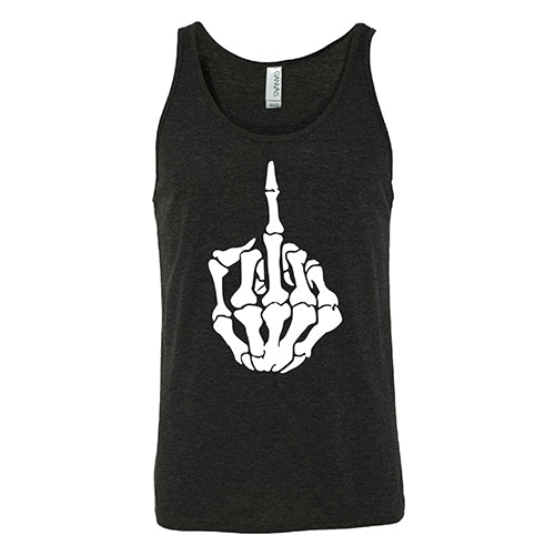 Skeleton Middle Finger Shirt Unisex