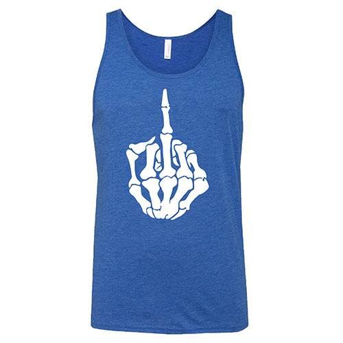 Skeleton Middle Finger Shirt Unisex