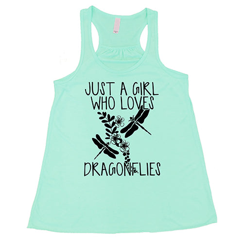 Just A Girl Who Loves Dragonflies Shirt