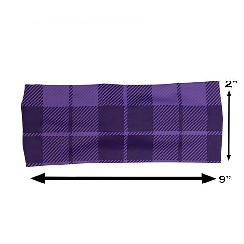 Headband - Plaid | Purple
