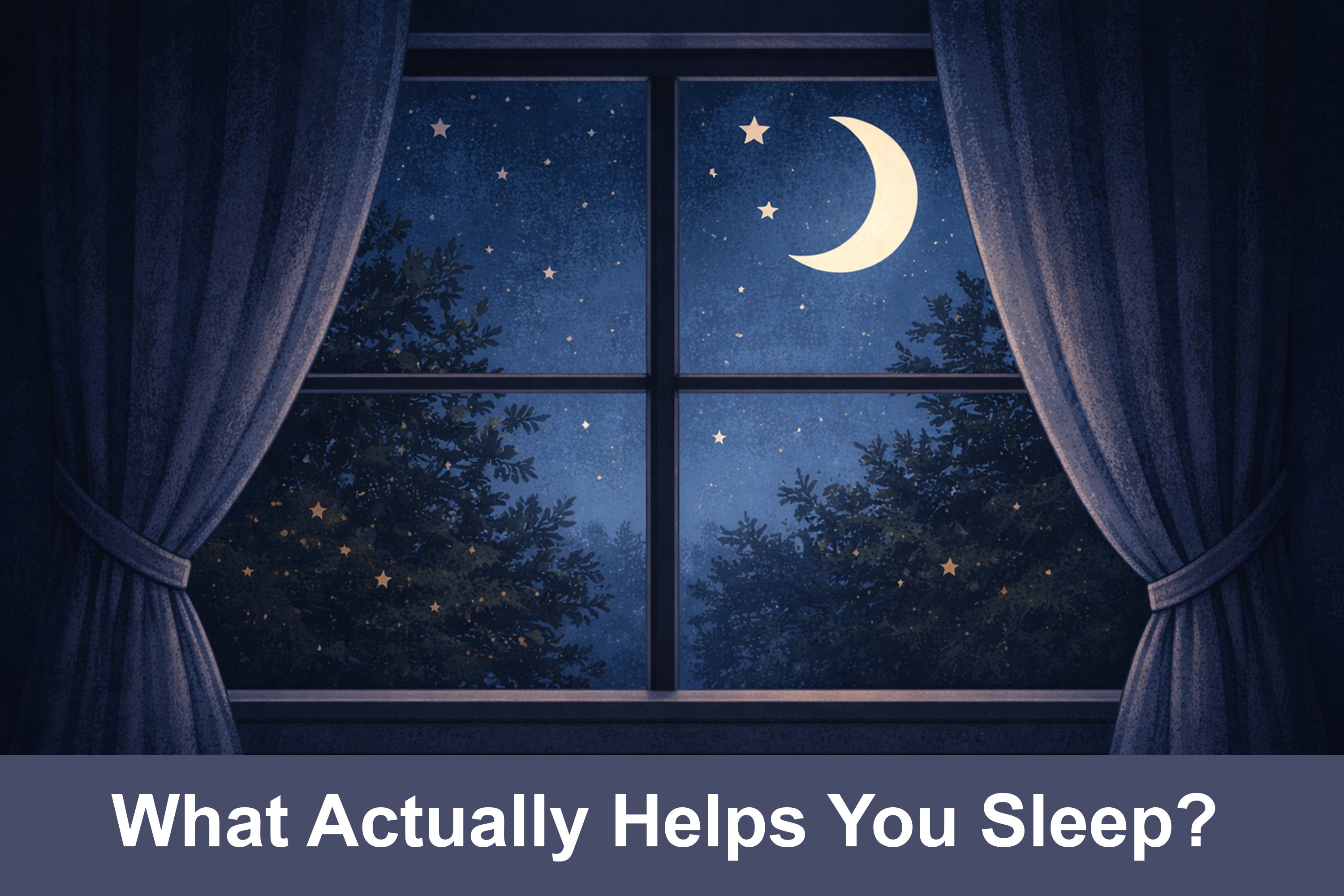 what actually helps you sleep