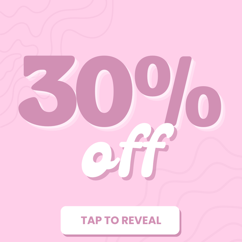 30% off. tap to reveal the discounts