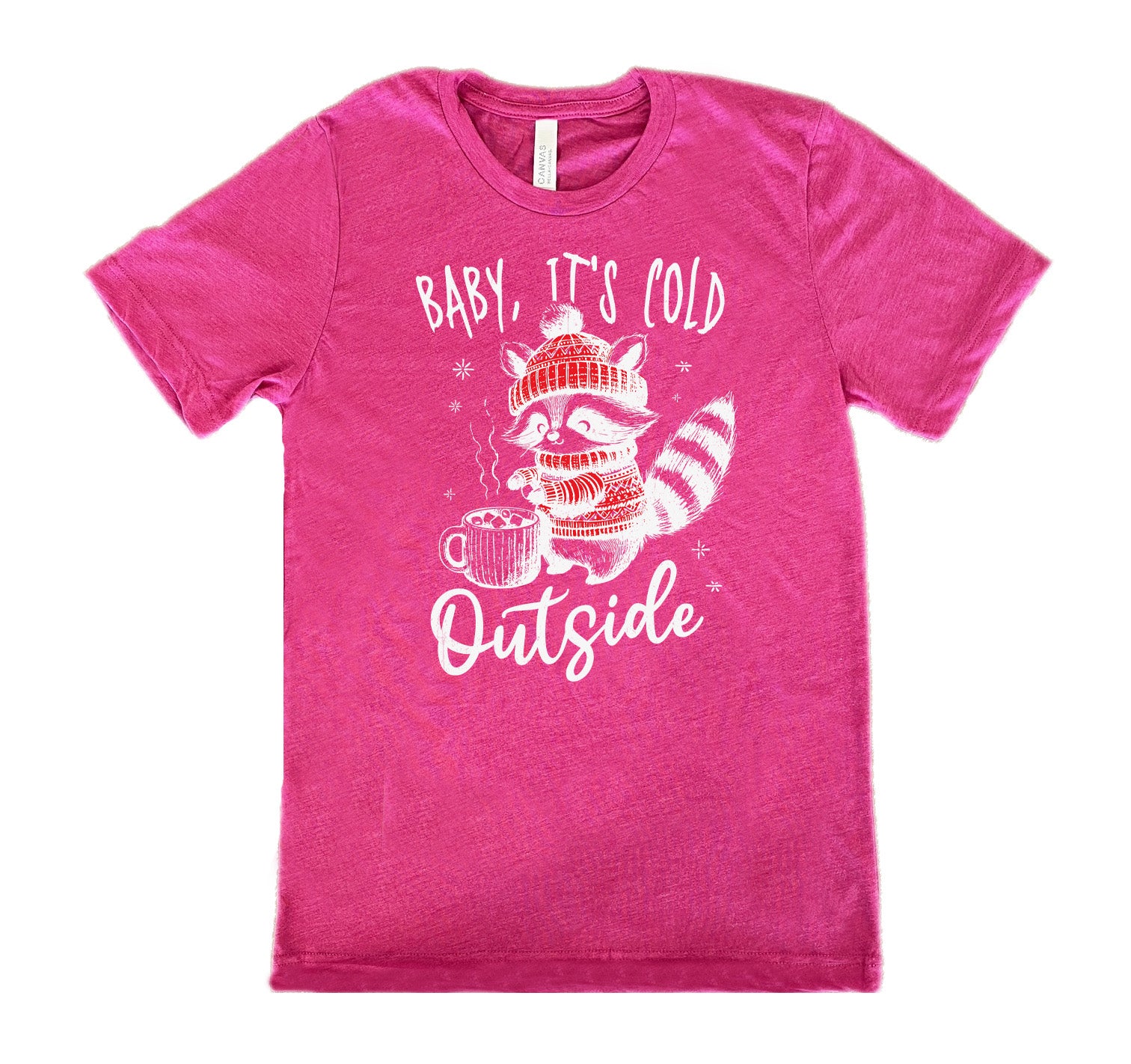 Baby It's Cold Outside Raccoon Shirt Unisex