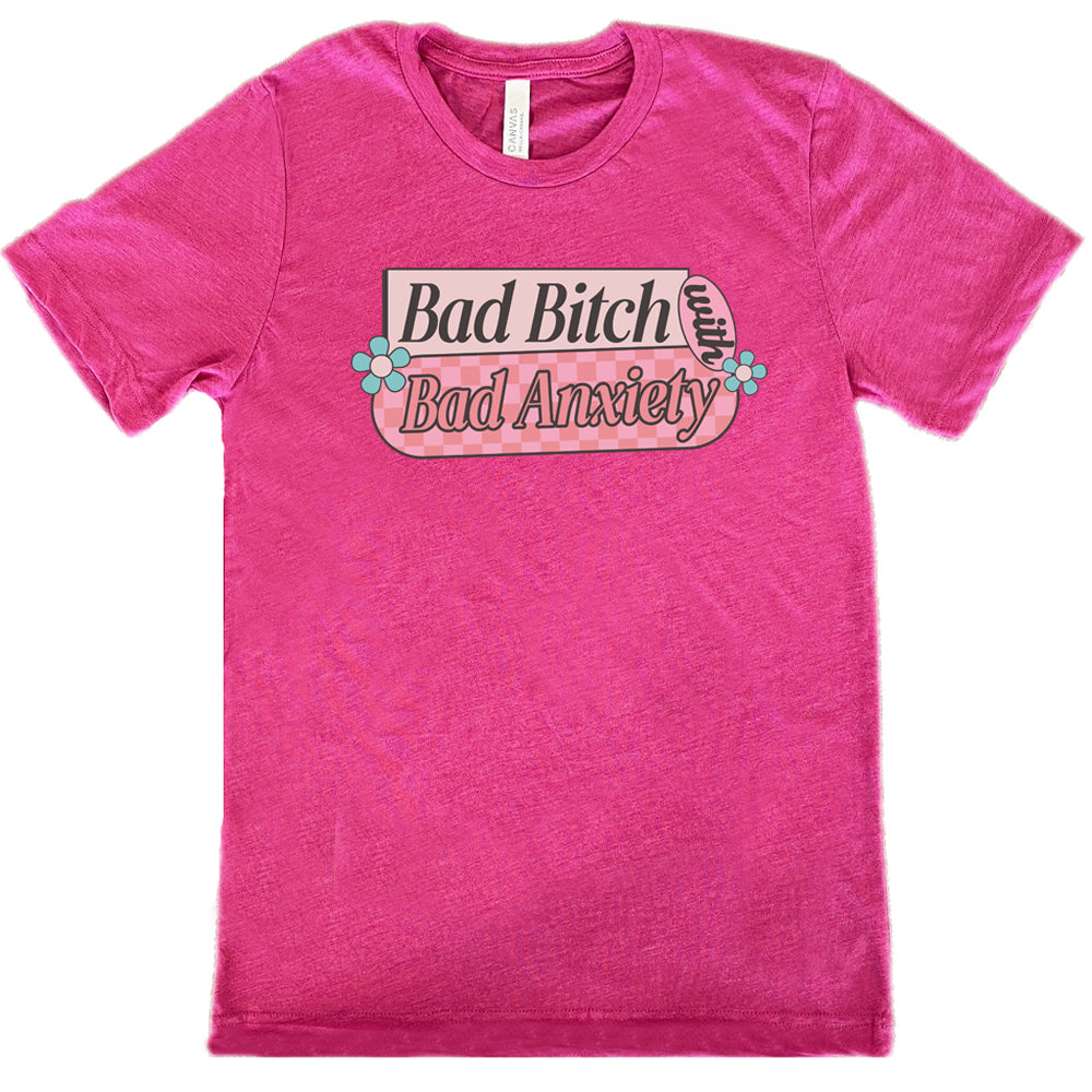 Berry Bad Bitch With Bad Anxiety Unisex Shirt