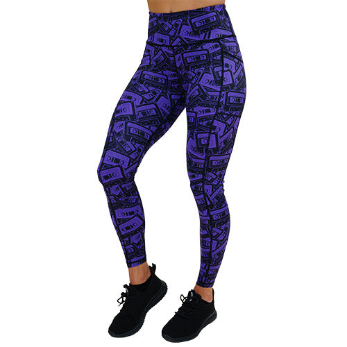 full length 80s Mixtape Leggings